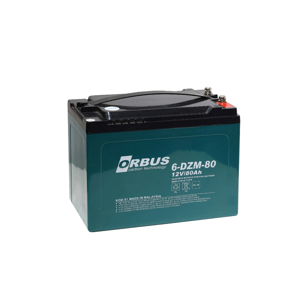 Orbus Jel Akü 12 V 80 Ah